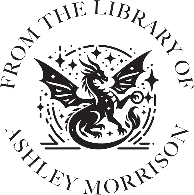 Dragon Book Embosser, Custom Round Library Book Embosser, Fantasty Fiction - Image 2