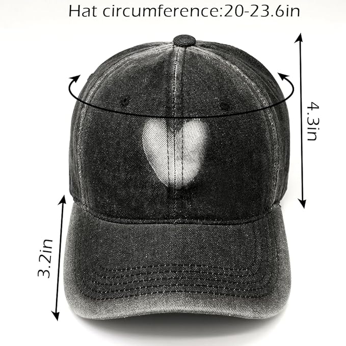 Baseball Cap for Women Men Classic Strapback Hats Adjustable Sun Hat