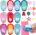 Harloon 10 Pcs Craft Hole Punch Shapes 1 Inch Paper Punch Hole Mix Shapes by Muasung