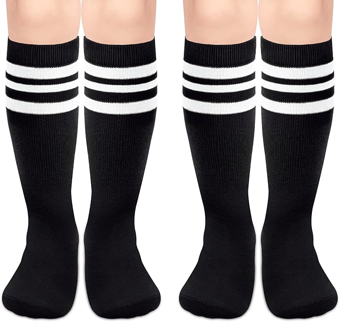 qikqik Toddler Soccer Socks Kids Soccer Socks Boys Baseball Sock Youth Football Sock Girls Softball Accessories Team Sports