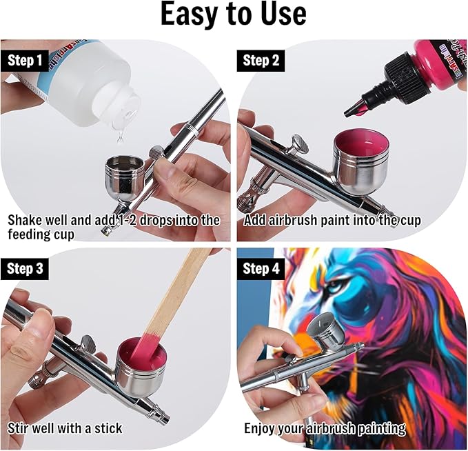 FansArriche Airbrush Flow Improver, 250 ml Bottle - Image 5