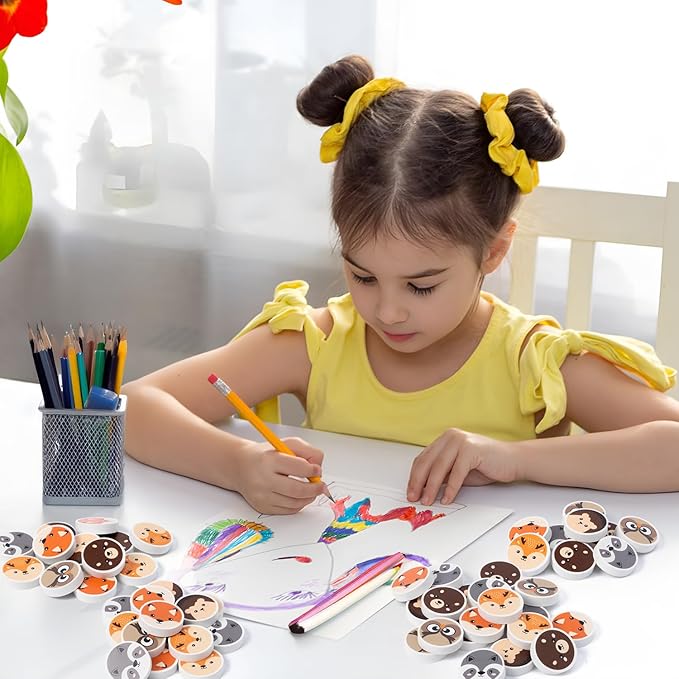 Woodland Animals Mini Eraser for Kids - Image 5