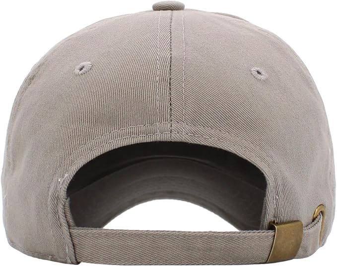 KBETHOS Classic Unisex Cotton Adjustable Low Crown Baseball Cap – Plain Dad Hat