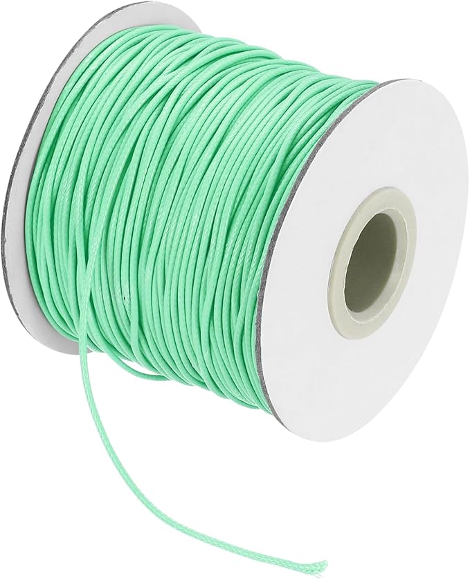 MECCANIXITY Waxed Cord 1mm Waxed Thread 87 Yard Wax String Leather Cord by MECCANIXITY
