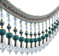 3yards Beading Fringe Trimming Long Beads Tassel Curtain Trim Ribbon Trim by EMDOMO