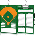 Baseball Lineup Board, Double-Sided Clipboard for Coaches, Dry Erase Lineup Boards, 3rd Generation Coaching Clipboard for Baseball, Softball, Portable and Efficient