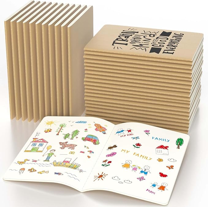 Oucaru Journaling Notebooks A5 Notebook college Blank Sketch Book 32 Pack Small by Oucaru