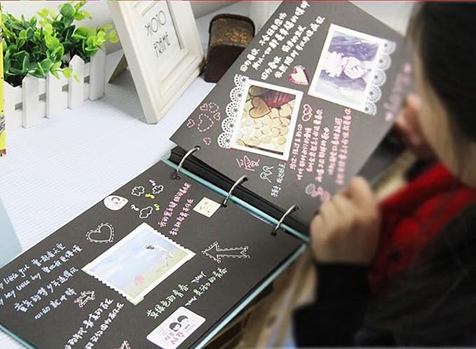 20 Sheet Photo Corners Self Adhesive PVC Paper Photo Foto Corner Stickers - Image 9