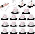 SAYAYA 4/8/16/32 Wrist Return Ball on a String 2.36 Inches Rebound Sport Balls with Elastic Strap Baseball Soccer Tennis Practice Party Favors, Wrist Exercise and Fun Play for Kids & Adults