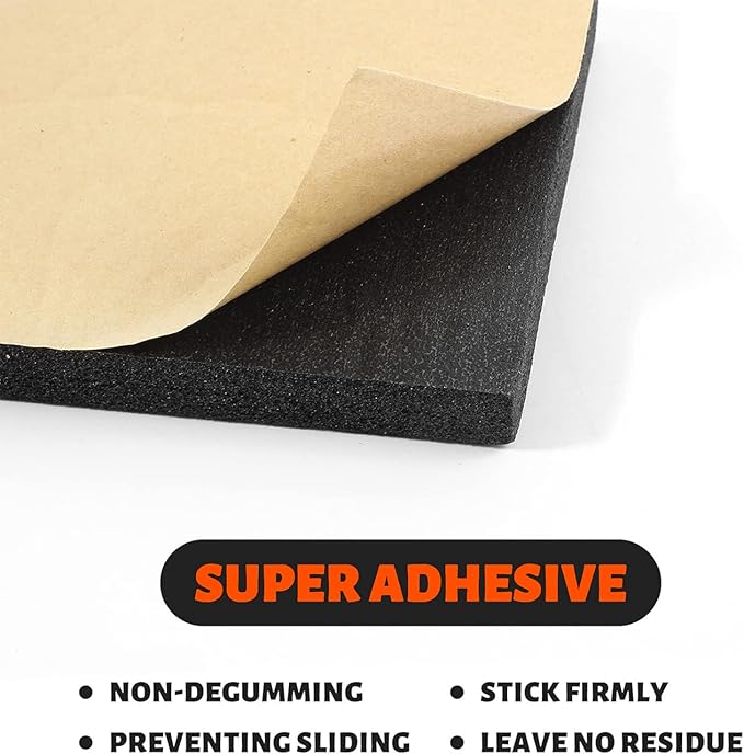 3/4''T x 12''W x 59''L Neoprene Sponge Foam Rubber Sheet Roll - Image 3