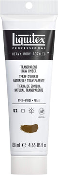 Liquitex Professional Heavy Body Acrylic Paint, 4.65-oz Tube, Transparent Raw by Liquitex