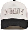 Mommin Trucker Hats Women, Embroidered Baseball Mom Essentials Womens Trucker Hat for Mom