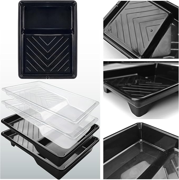Great Andrew 4 Pack Paint Tray Liners 7 Inch, Paint Roller Trays, Paint Pan - Image 4
