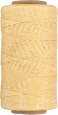 PATIKIL 284 Yard Flat Waxed Thread 150D 1mm Leather Sewing Cord by PATIKIL