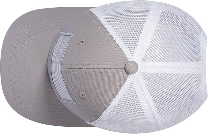 American Flag Trucker Hat, Patriotic Baseball Cap for Men & Women, Breathable Mesh Adjustable Snapback, USA Flag Patch