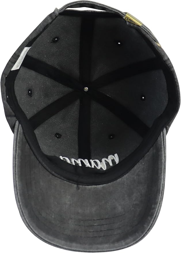 SHANVANKE Funny Mama Hat for Women, Adjustable Washed Cotton Embroidered Mom Baseball Cap