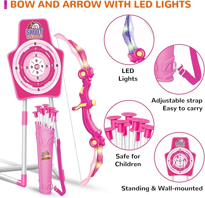 GMAOPHY 2 Pack Bow and Arrow Toy - Image 3