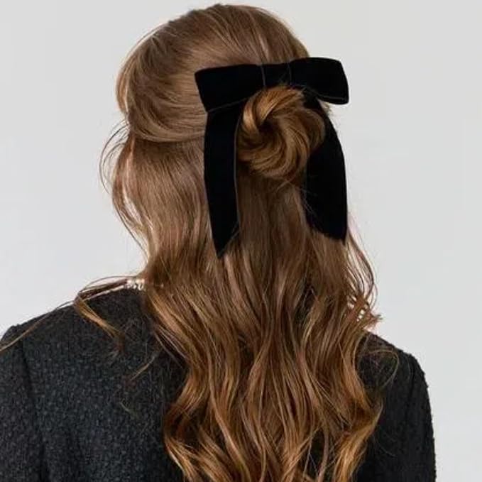 15 Yards Velvet Ribbon 1 Inch Single Face Black Velvet Ribbon Spool Prefect - Image 5