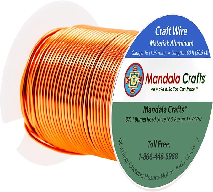 Mandala Crafts 16 Gauge Anodized Aluminum Craft Wire - Image 2