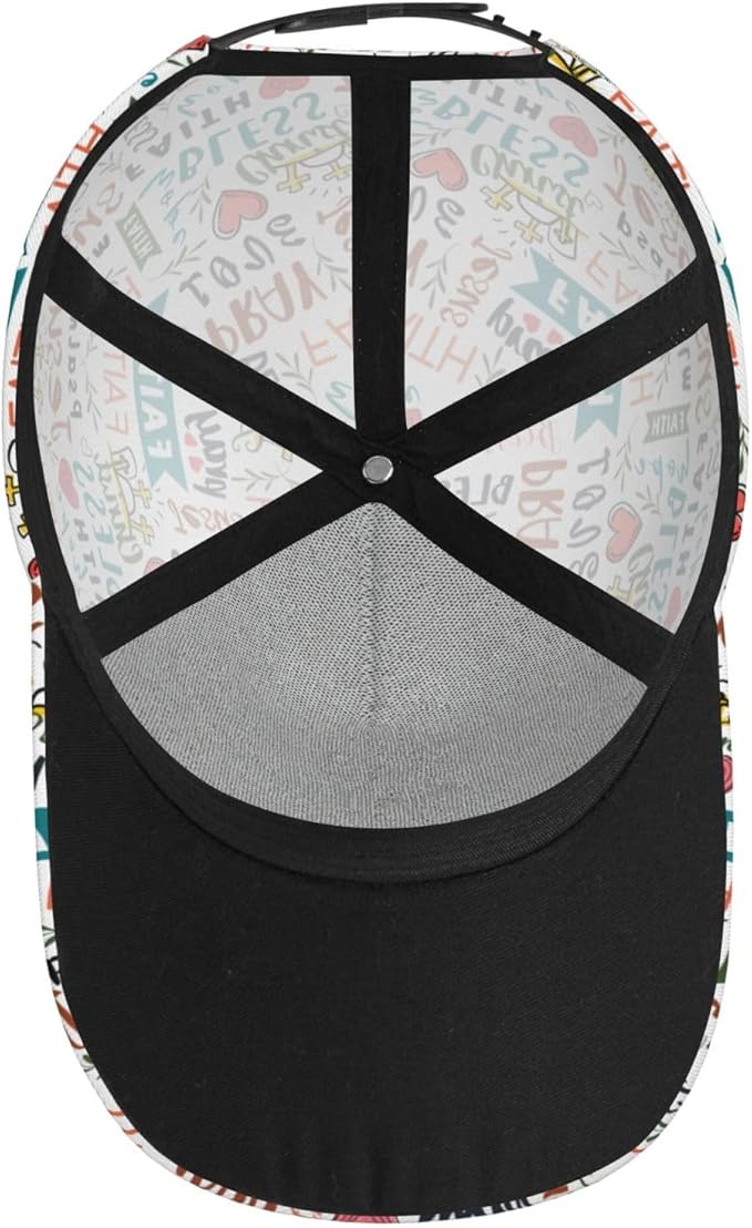 Jesus Baseball Cap Christian Trucker Hat Easter Hats Religion Snapback Cap Adjustable for Women Men