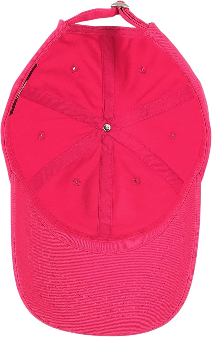 Classic Dad Hat Cotton, Low-Profile Plain Baseball Cap, Adjustable, Breathable and Packable
