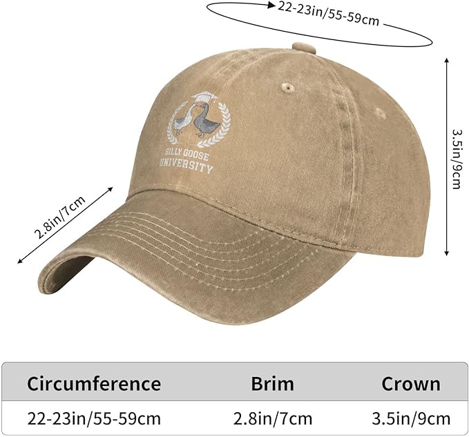 Funny Goose Hat Silly Goose On The Loose Hat Men Baseball Hats Funny Cap