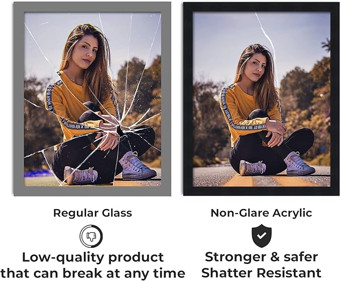 Non-Glare Acrylic Replacement for 6x12 Picture Frame, Replacement Plexiglass - Image 4