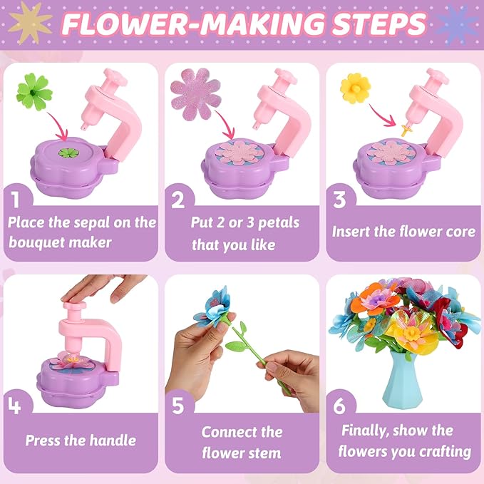 Flower Craft Kits for Girls - Image 5