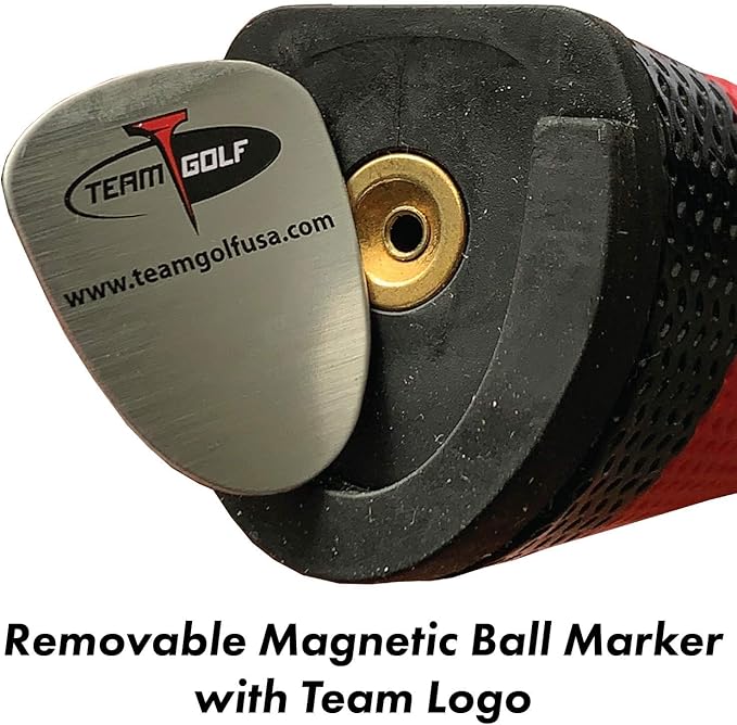 Team Golf NCAA Golf Putter Grip with Removable Gel Top Ball Marker, Durable Wide Grip & Easy to Control