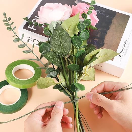 200 Pcs Floral Wire 26 Gauge Crafts Florist Green Floral Wire - Image 5