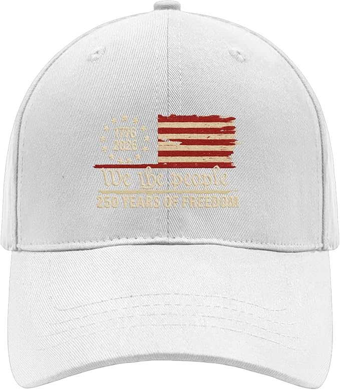 U.S. 250th Anniversary 250 Years Freedoms 1776-2026 Baseball Hats Funny