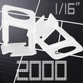 1/16” Tile Leveling System Spacers 2000 PCS Tile Leveling Clips Kit Prevent by HEPFLANZE