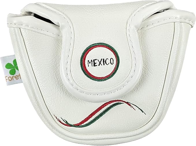 Foretra Mexico Driver Headcover Golf Club Covers Blade Mallet Putter Cover Alignment Stick Holder Hybrid Fairway Wood Head Cover Mexican Style Novelty Golf Accessories for Most Brands