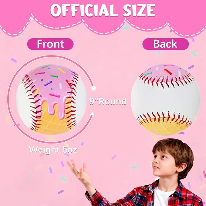 Baseballs PVC 9in Practice Baseball for Training Hitting Lifestyle Decor Ideal Personalized Inspired Gifts for Players Coaches Moms
