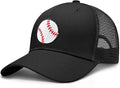 Cool Embroidered Pattern Baseball Cap,Adjustable Fit Trucker Caps,Quick-Dry Comfort Gift for Men Women Accessory-Black