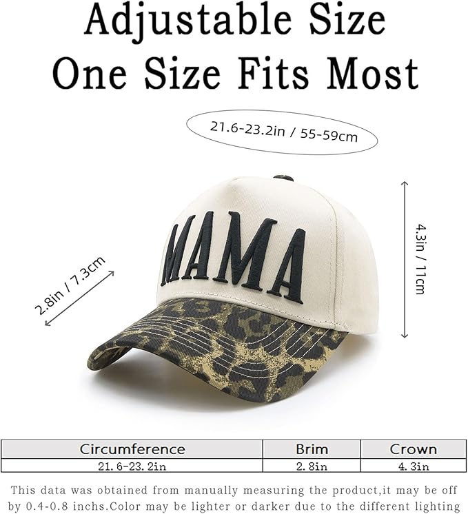Womens Mama Trucker Hat, Vintage Snapback Mom Baseball Cap, Trendy New Mom Gifts Mothers Day Outfits for Mommin