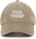 DSGN By DNA Fuck Trump Embroidered Baseball Cap Cotton Adjustable Dad Hat