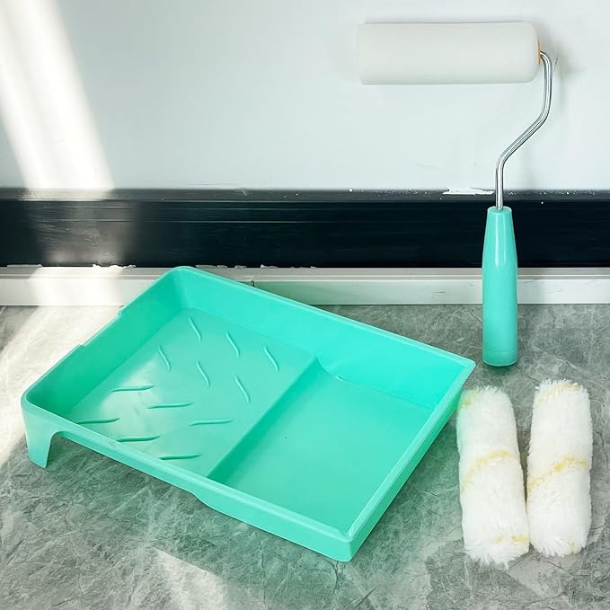 4 Inch Paint Tray, 15 Pack Plastic Paint Roller Tray, Heavy Duty Disposable - Image 6