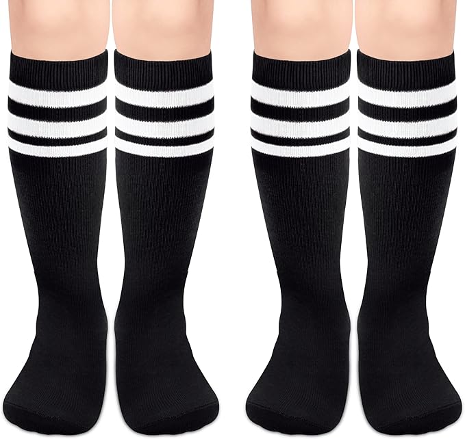 Olreco Toddler Soccer Socks Kids Baseball Socks Youth Softball Sock for Girls Boys Football Sock Boys Athletic Accessories