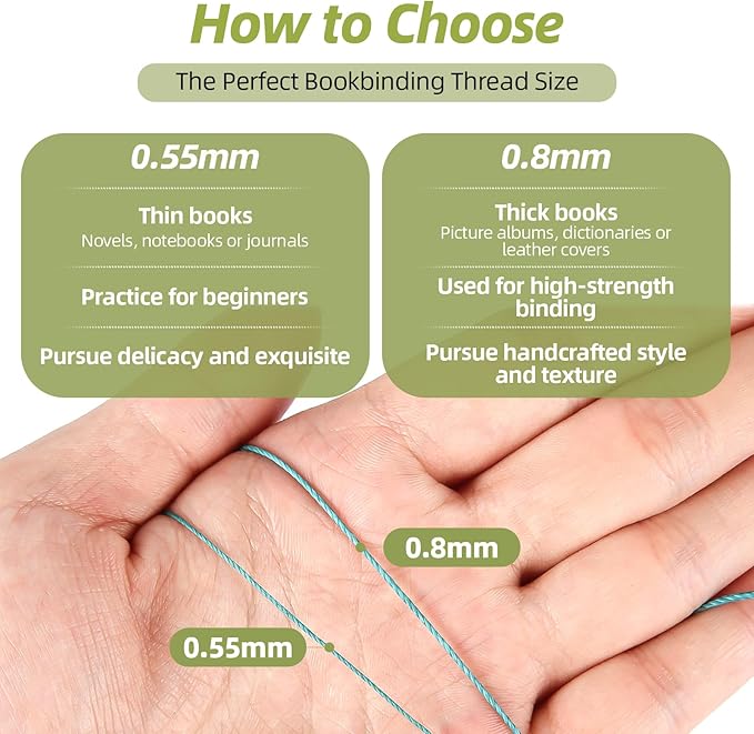 Natural Waxed Thread, 0.55mm/0.8mm, Wax Thread - Image 4