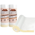 TAPEBEAR Pre-Taped Masking Film 5feet x 90feet, Plastic Cover by TAPEBEAR
