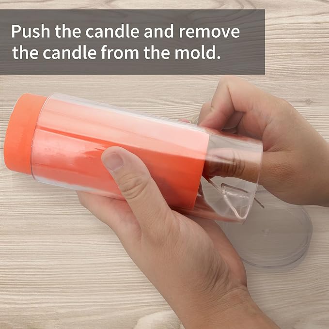 MILIVIXAY Cylinder Candle Mold Set-4PCS Pillar Candle Molds - Image 6