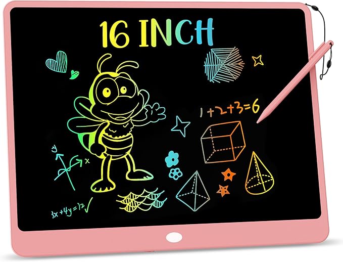 KOKODI LCD Writing Tablet, 16 Inch Colorful Toddler Doodle Board Drawing Tablet by WhereKidsLearnThroughPlay