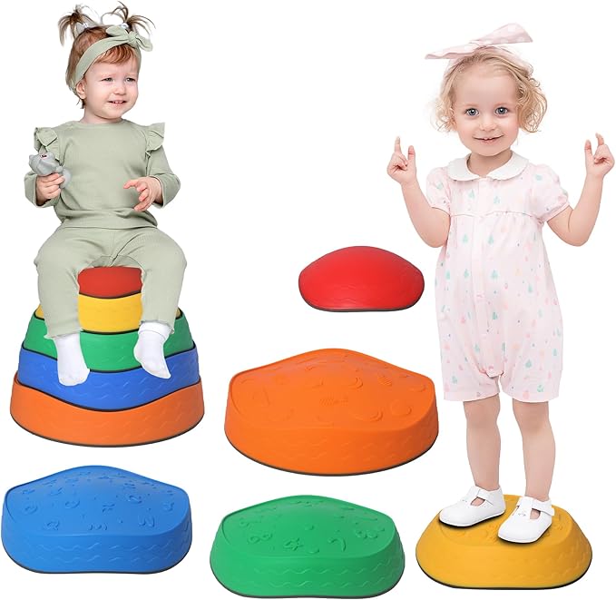 RedSwing Stepping Stones for Kids, Kid Step Stones for Balance & Coordination by RedSwing