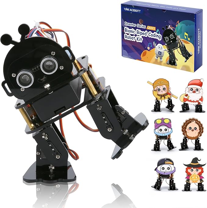 ACEBOTT Robotics for Kids Ages 12-16，Bionic Biped Robot Kit for Arduino ESP32 by ACEBOTT