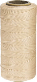 uxcell 150D 0.8mm Flat Waxed Thread 284 Yards Polyester Leather Sewing Waxed by uxcell