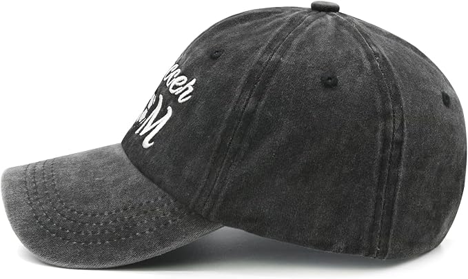 Waldeal Women's Adjustable Embroidered Soccer Mom Hat Washed Baseball Dad Cap