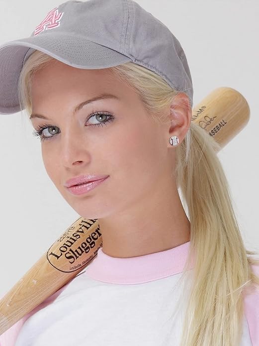 Baseball Earrings for Women Baseball Mom Accessories Essentials Game Day Fan Gifts Lightweight Sports Stud Earrings Jewelry Game Day Shirts Women