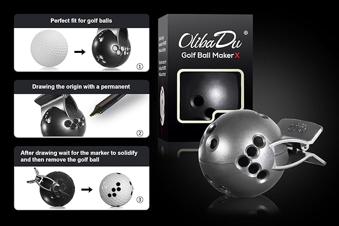 Golf Ball Marker Template for Rapsodo MLM2PRO Mobile Launch Monitor