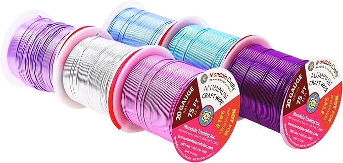 Mandala Crafts 20 Gauge Anodized Aluminum Craft Wire - Image 2